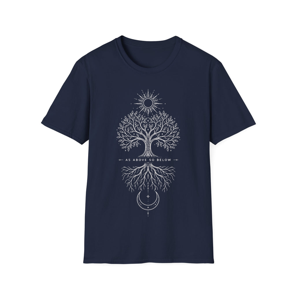 As Above So Below Tree T-Shirt