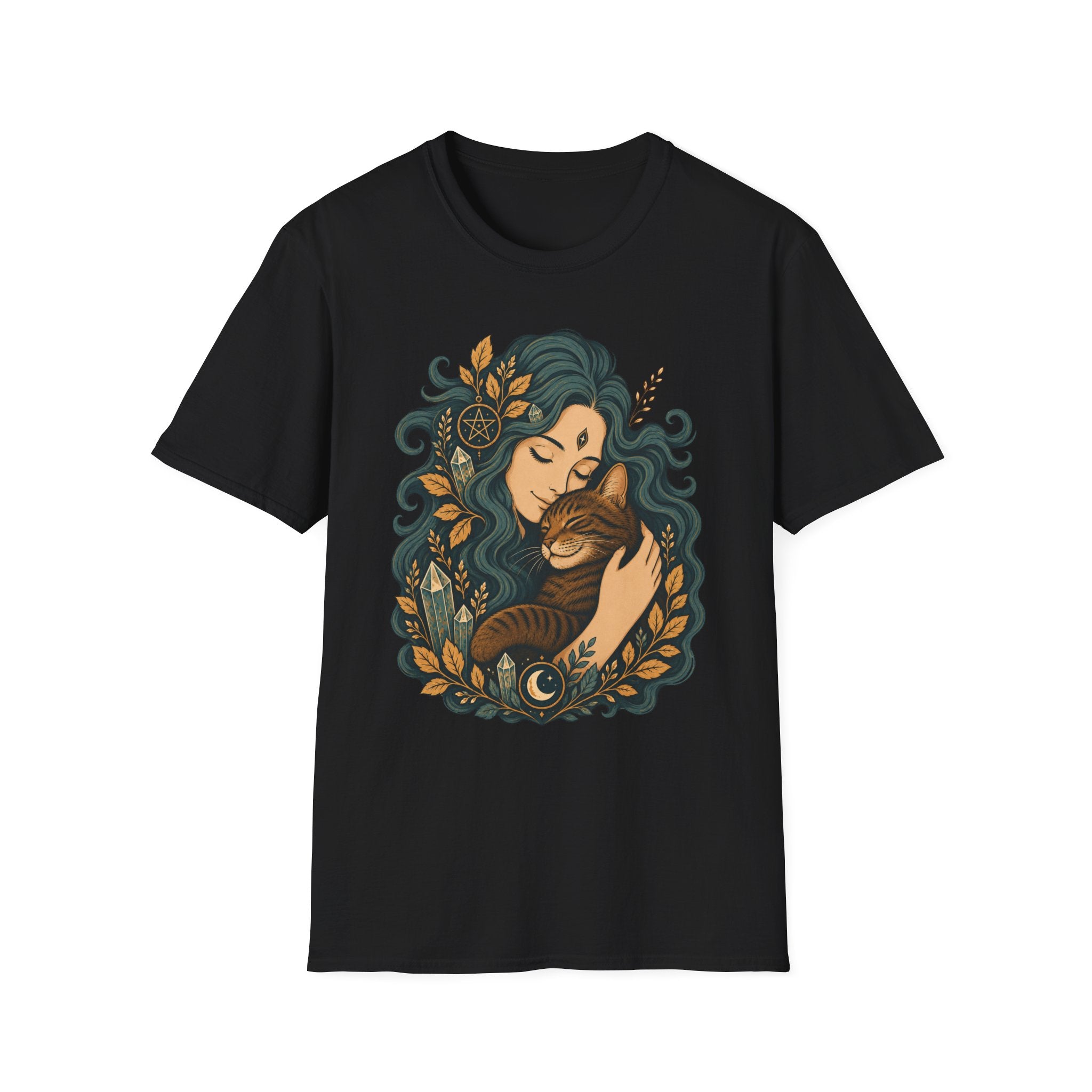 Witch And Cat T-Shirt
