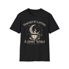 Powered By Caffeine And Spirit World T-Shirt