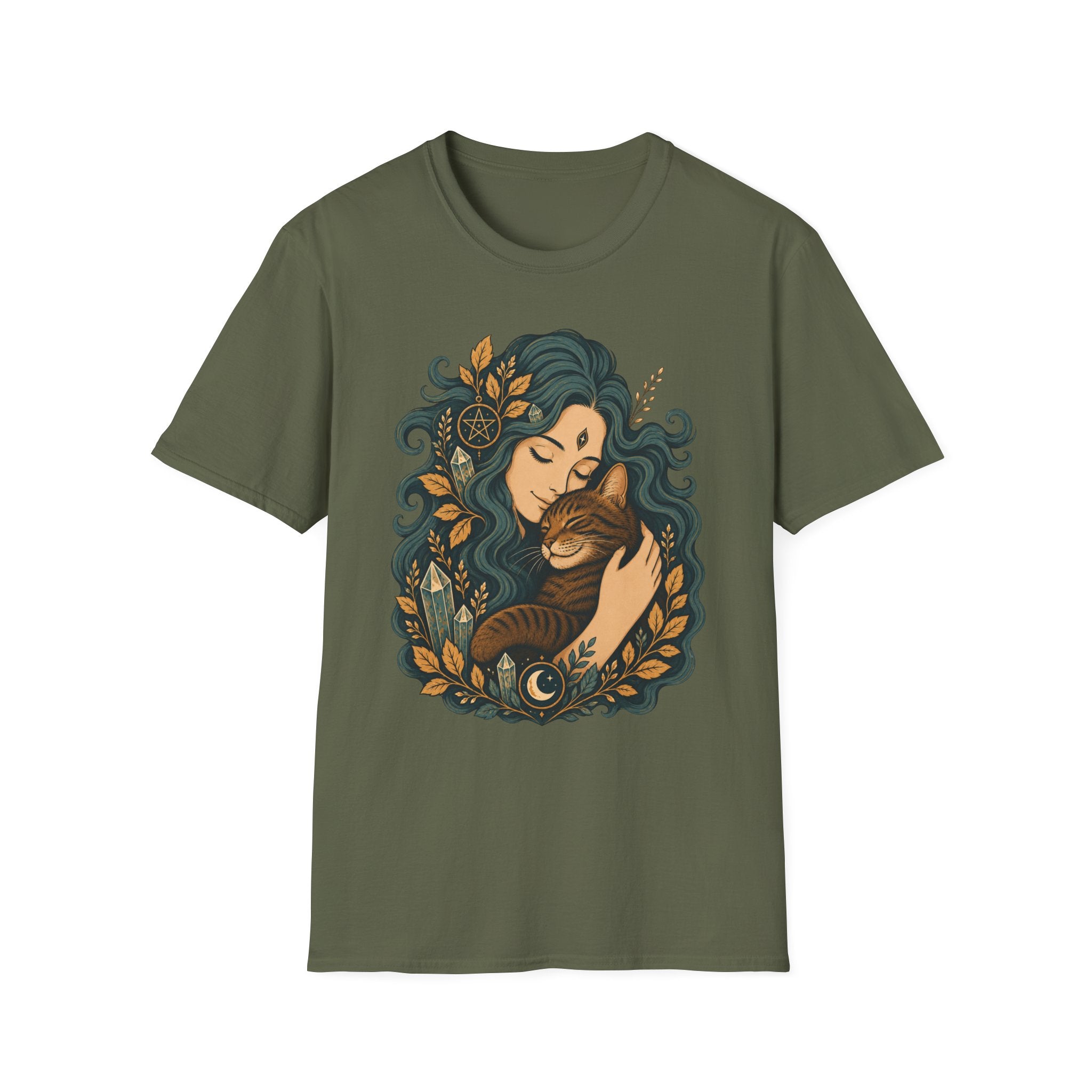Witch And Cat T-Shirt