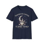 Powered By Caffeine And Spirit World T-Shirt