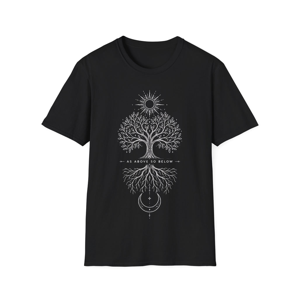 As Above So Below Tree T-Shirt