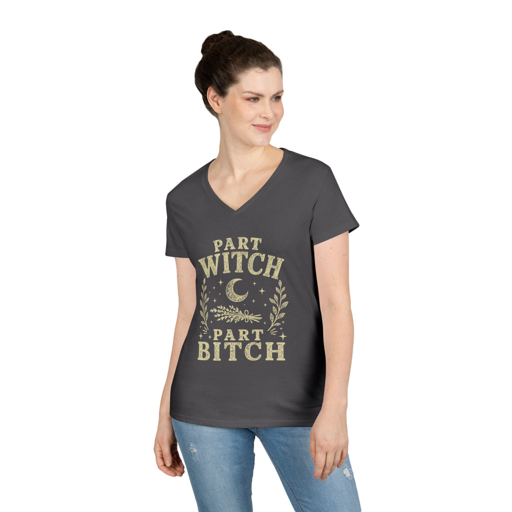 Part Witch Part Bitch2 Vneck T-Shirt